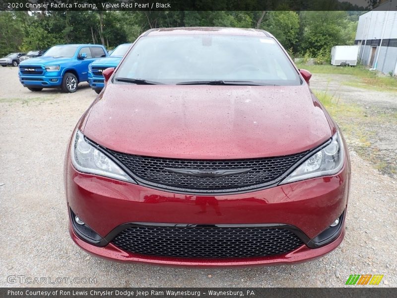 Velvet Red Pearl / Black 2020 Chrysler Pacifica Touring