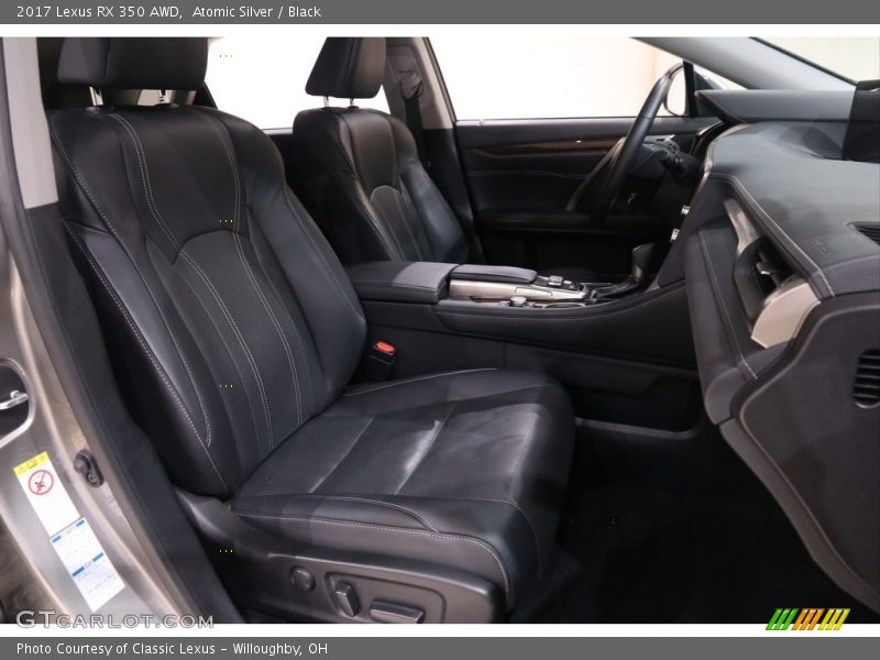 Atomic Silver / Black 2017 Lexus RX 350 AWD