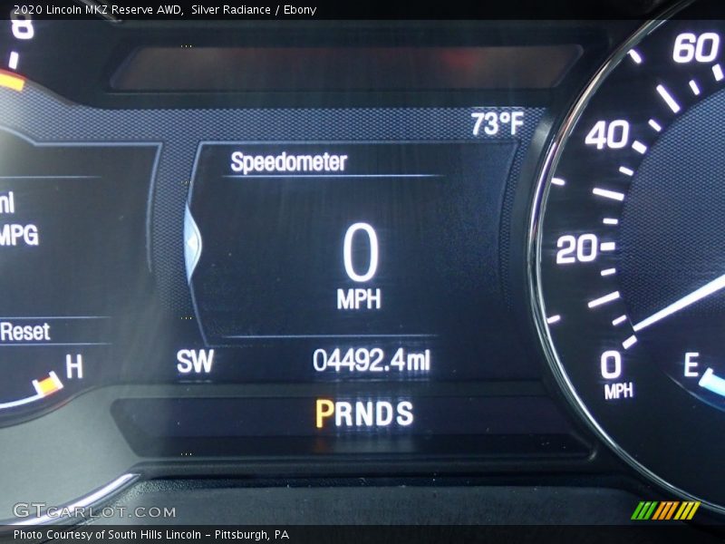 Silver Radiance / Ebony 2020 Lincoln MKZ Reserve AWD