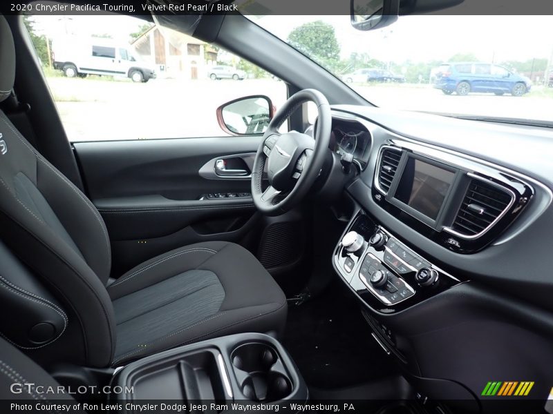 Front Seat of 2020 Pacifica Touring