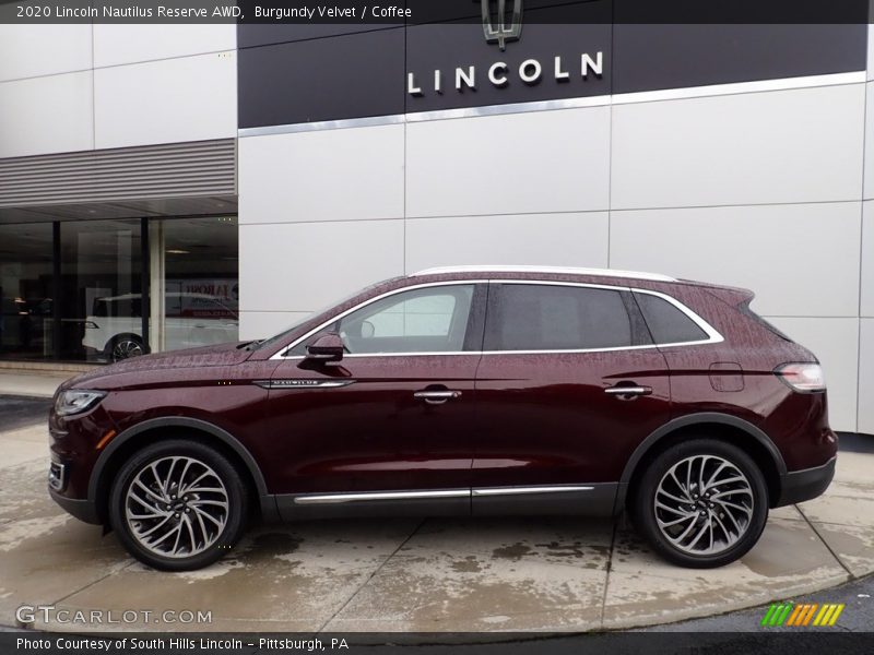  2020 Nautilus Reserve AWD Burgundy Velvet