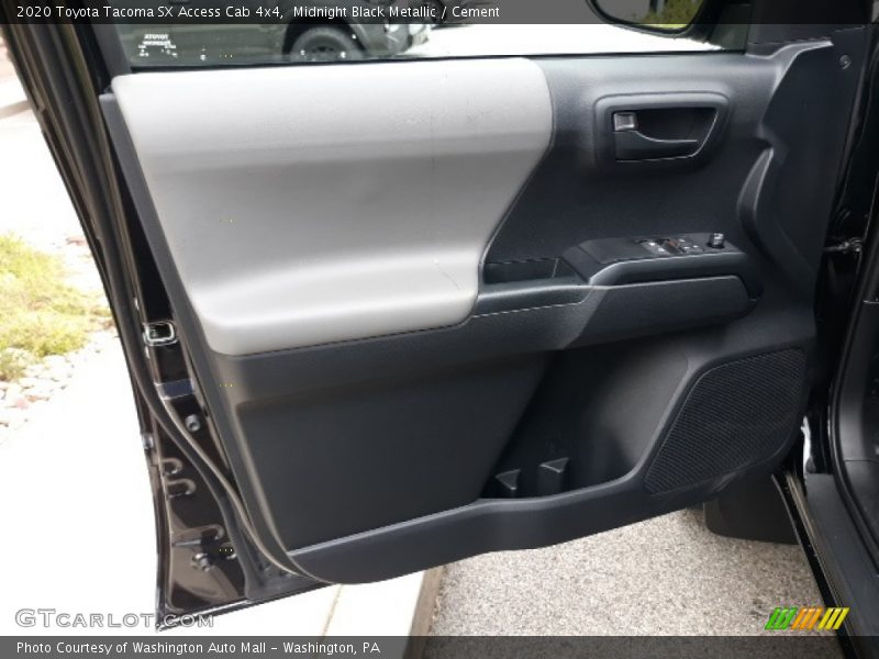 Midnight Black Metallic / Cement 2020 Toyota Tacoma SX Access Cab 4x4
