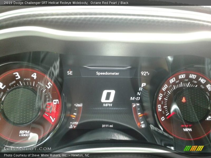  2019 Challenger SRT Hellcat Redeye Widebody SRT Hellcat Redeye Widebody Gauges