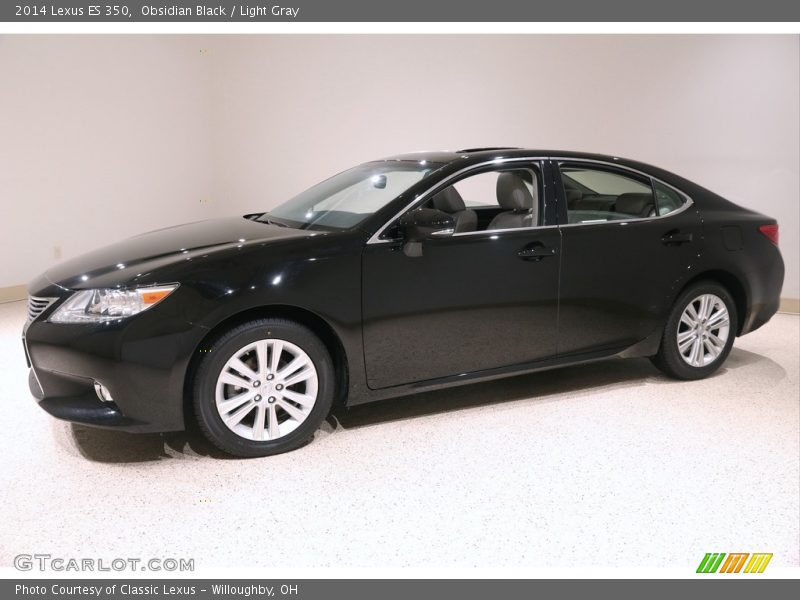 Obsidian Black / Light Gray 2014 Lexus ES 350
