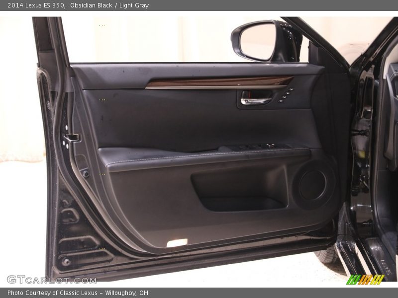 Obsidian Black / Light Gray 2014 Lexus ES 350