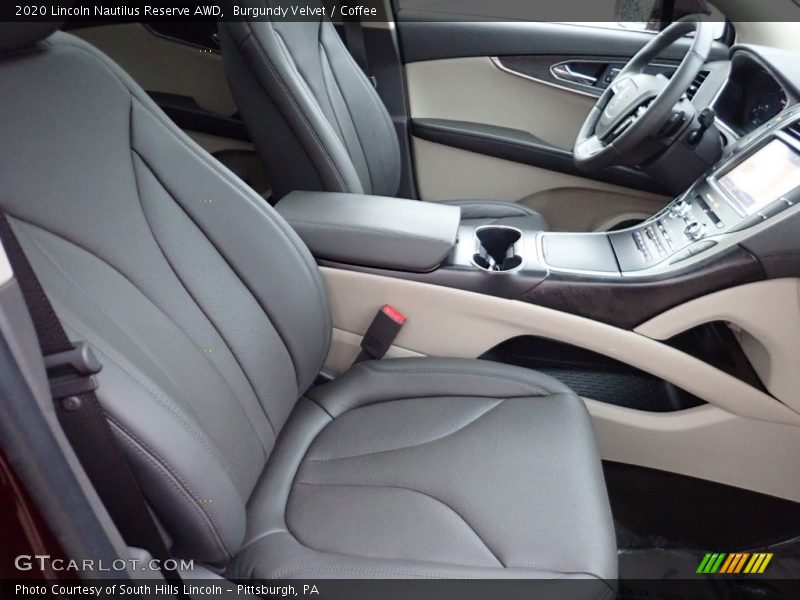 Front Seat of 2020 Nautilus Reserve AWD