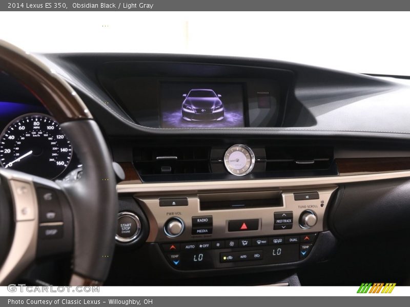 Obsidian Black / Light Gray 2014 Lexus ES 350