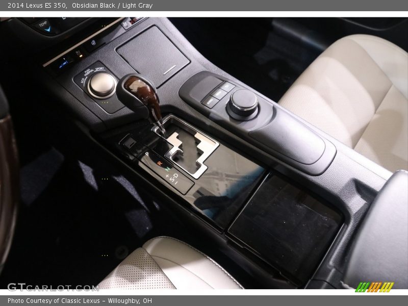 Obsidian Black / Light Gray 2014 Lexus ES 350