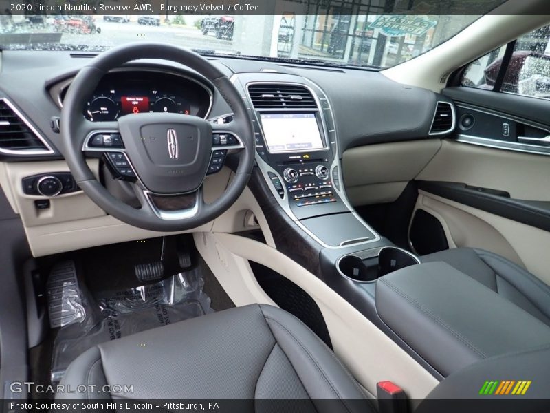  2020 Nautilus Reserve AWD Coffee Interior