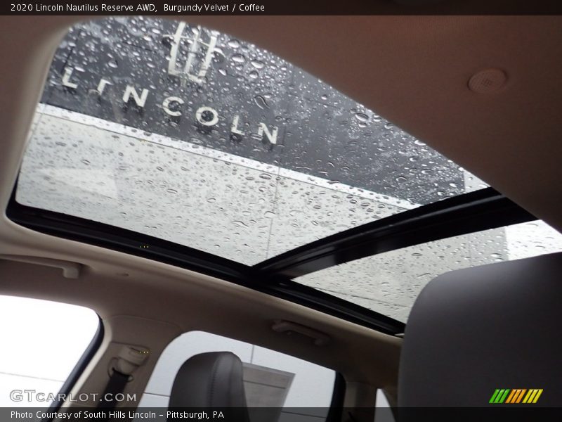 Burgundy Velvet / Coffee 2020 Lincoln Nautilus Reserve AWD