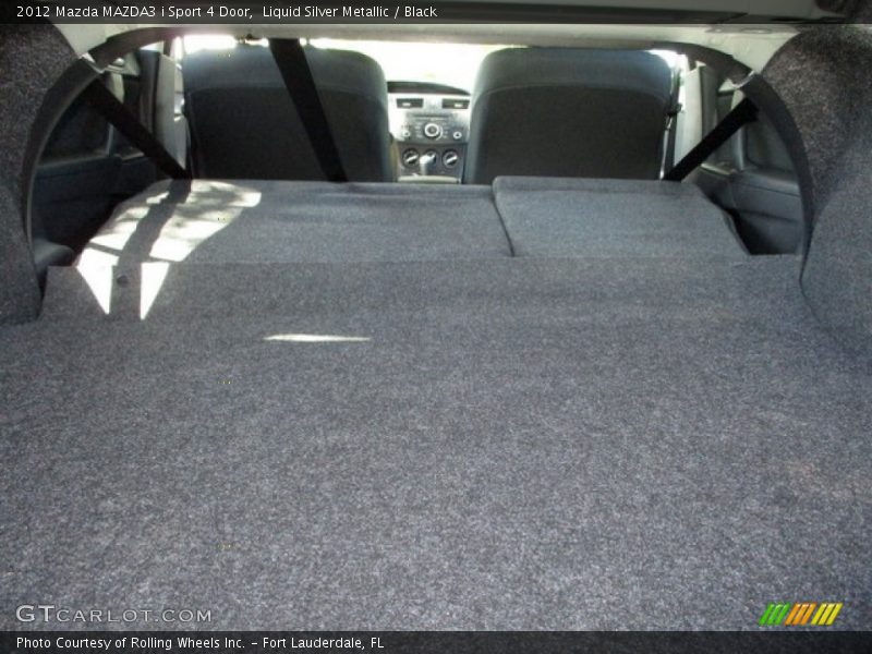 Liquid Silver Metallic / Black 2012 Mazda MAZDA3 i Sport 4 Door