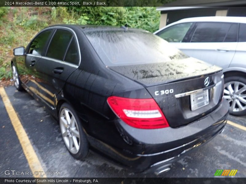 Black / Black 2014 Mercedes-Benz C 300 4Matic Sport