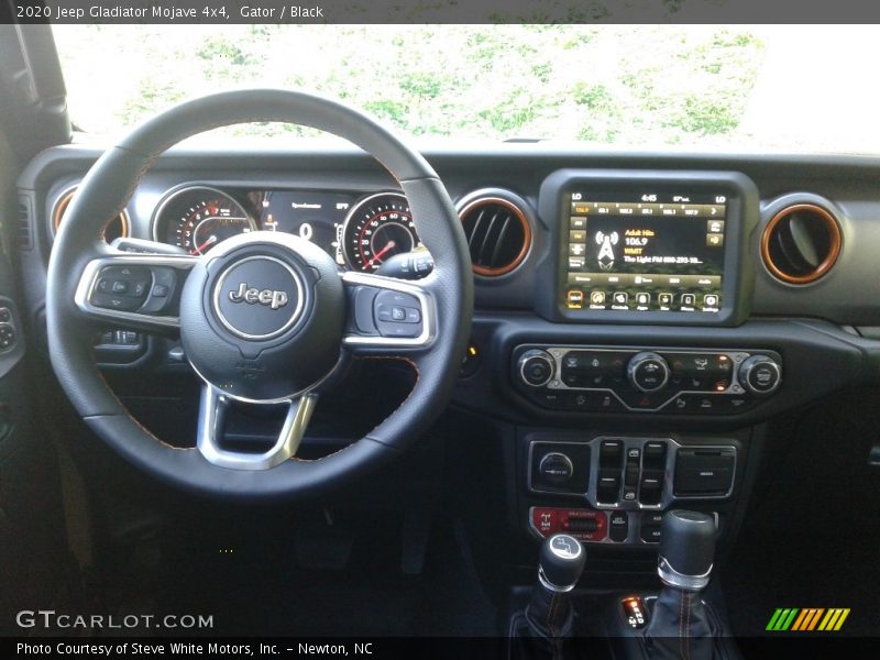 Dashboard of 2020 Gladiator Mojave 4x4