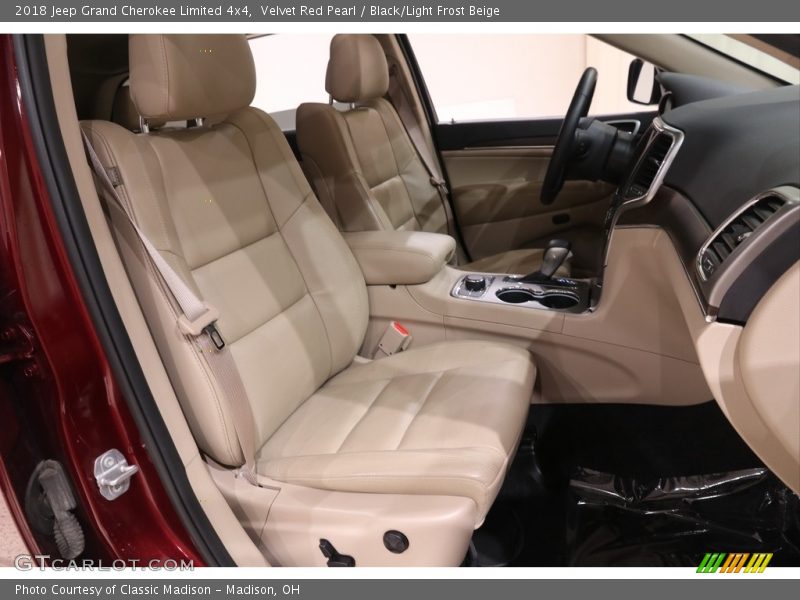 Velvet Red Pearl / Black/Light Frost Beige 2018 Jeep Grand Cherokee Limited 4x4