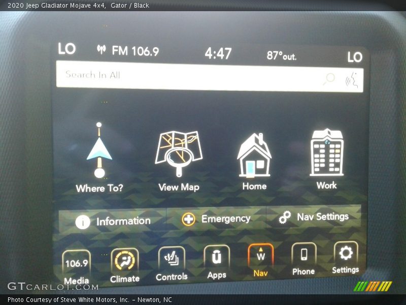 Gator / Black 2020 Jeep Gladiator Mojave 4x4