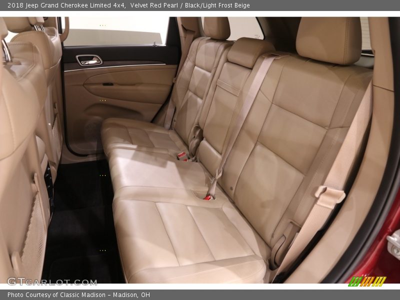 Velvet Red Pearl / Black/Light Frost Beige 2018 Jeep Grand Cherokee Limited 4x4