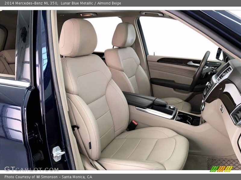 Lunar Blue Metallic / Almond Beige 2014 Mercedes-Benz ML 350
