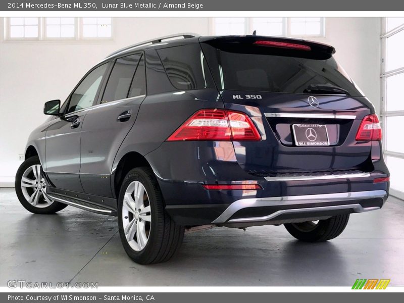 Lunar Blue Metallic / Almond Beige 2014 Mercedes-Benz ML 350