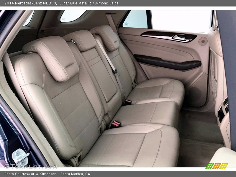 Lunar Blue Metallic / Almond Beige 2014 Mercedes-Benz ML 350