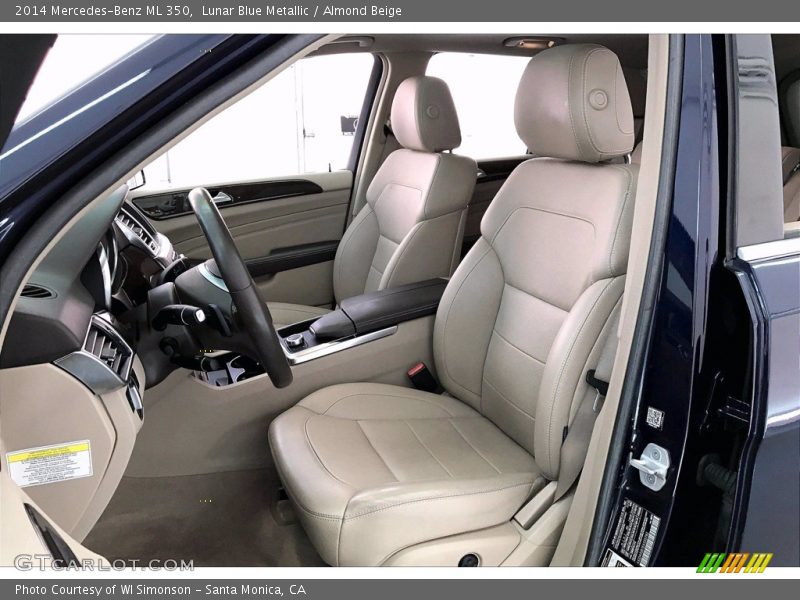 Lunar Blue Metallic / Almond Beige 2014 Mercedes-Benz ML 350