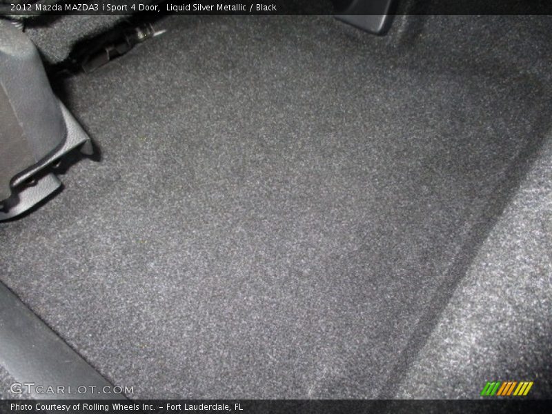 Liquid Silver Metallic / Black 2012 Mazda MAZDA3 i Sport 4 Door