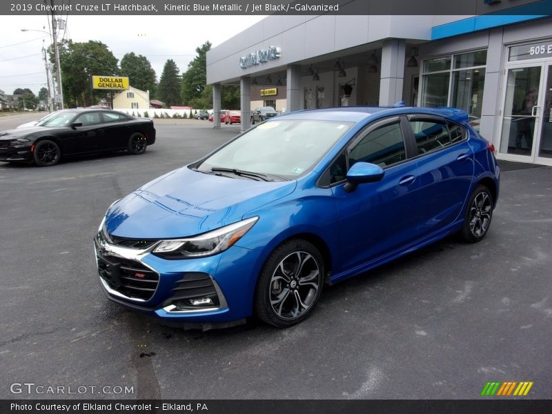 Kinetic Blue Metallic / Jet Black/­Galvanized 2019 Chevrolet Cruze LT Hatchback