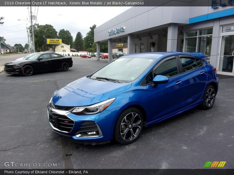Kinetic Blue Metallic / Jet Black/­Galvanized 2019 Chevrolet Cruze LT Hatchback