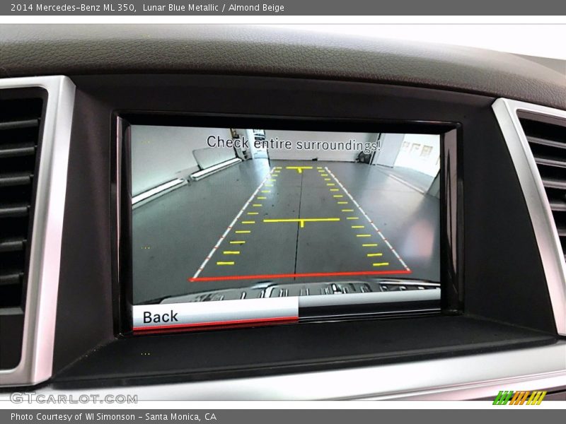 Lunar Blue Metallic / Almond Beige 2014 Mercedes-Benz ML 350