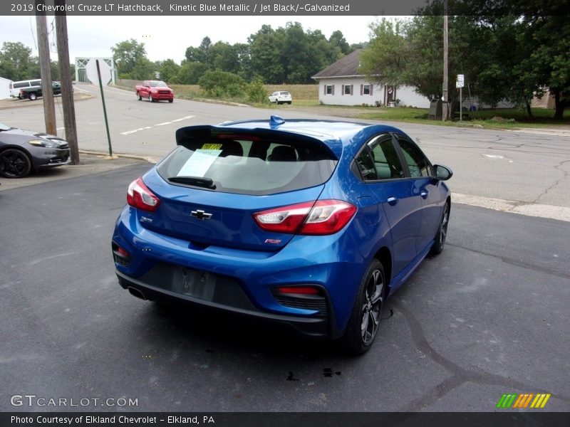 Kinetic Blue Metallic / Jet Black/­Galvanized 2019 Chevrolet Cruze LT Hatchback