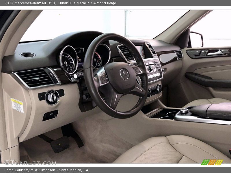 Lunar Blue Metallic / Almond Beige 2014 Mercedes-Benz ML 350