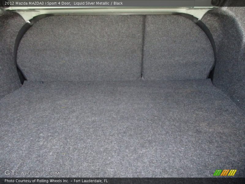 Liquid Silver Metallic / Black 2012 Mazda MAZDA3 i Sport 4 Door