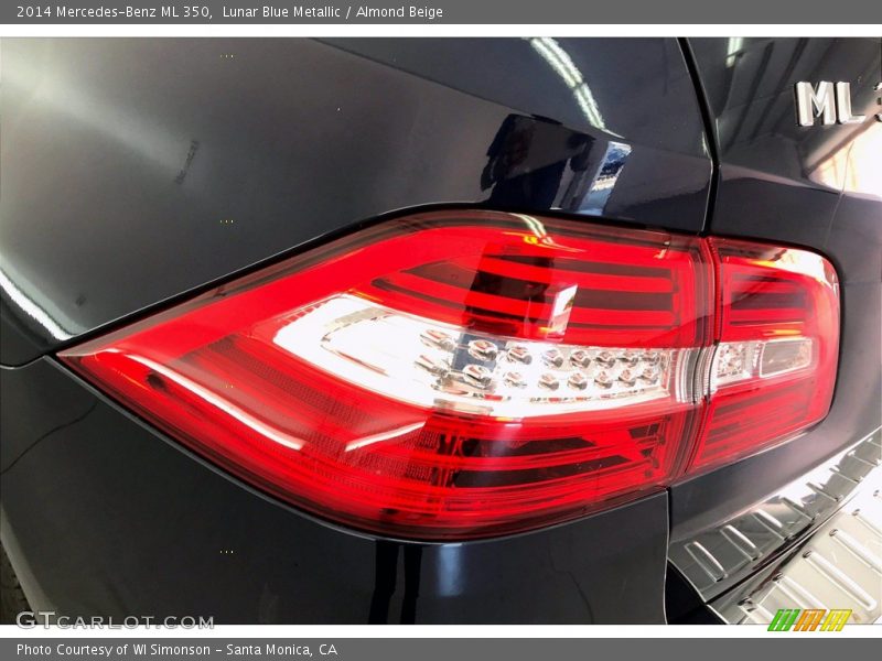 Lunar Blue Metallic / Almond Beige 2014 Mercedes-Benz ML 350