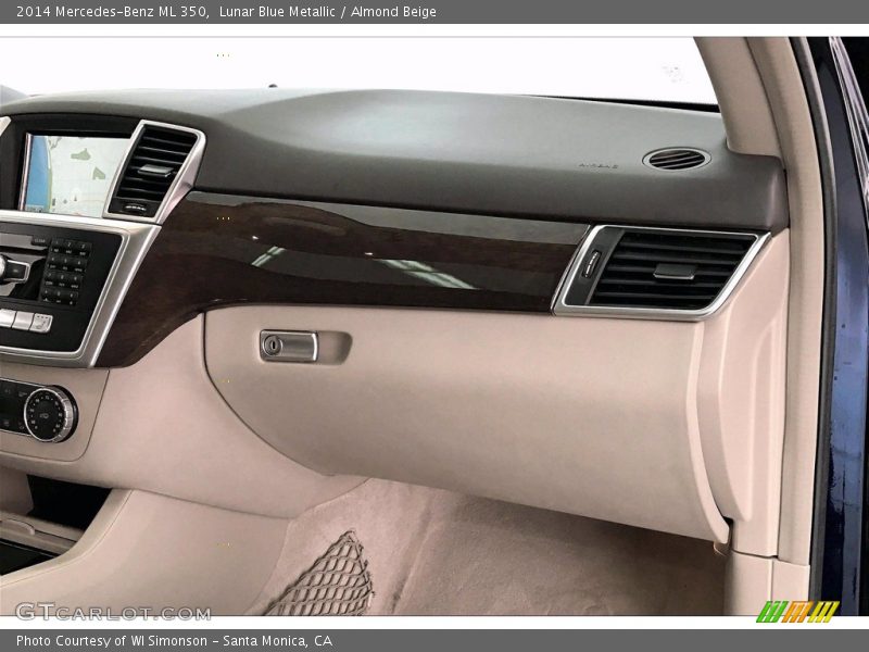 Lunar Blue Metallic / Almond Beige 2014 Mercedes-Benz ML 350