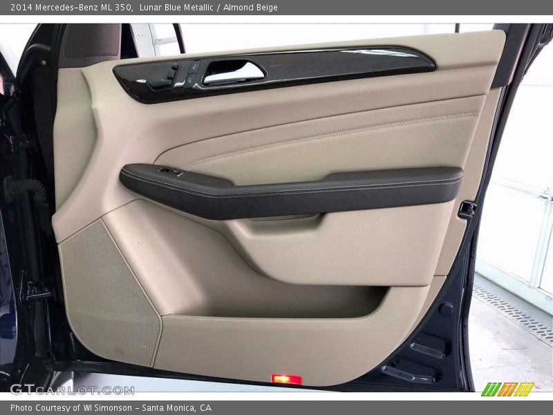 Lunar Blue Metallic / Almond Beige 2014 Mercedes-Benz ML 350