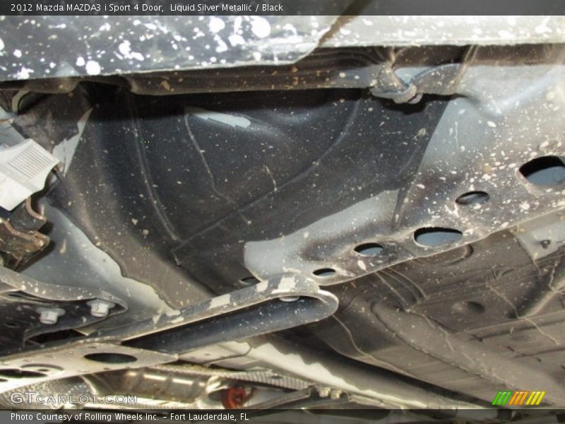 Liquid Silver Metallic / Black 2012 Mazda MAZDA3 i Sport 4 Door