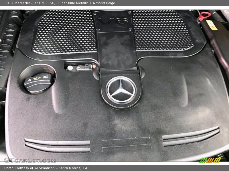 Lunar Blue Metallic / Almond Beige 2014 Mercedes-Benz ML 350