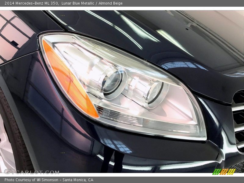 Lunar Blue Metallic / Almond Beige 2014 Mercedes-Benz ML 350