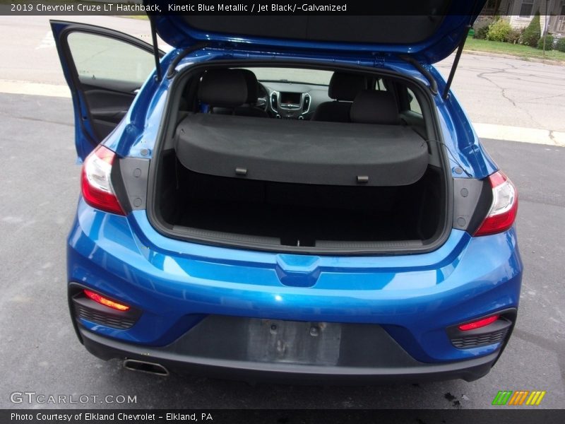 Kinetic Blue Metallic / Jet Black/­Galvanized 2019 Chevrolet Cruze LT Hatchback