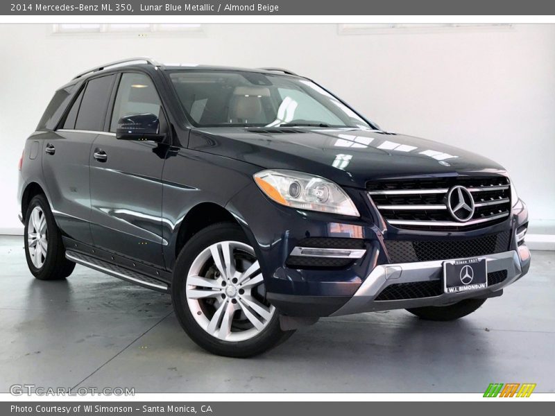 Lunar Blue Metallic / Almond Beige 2014 Mercedes-Benz ML 350