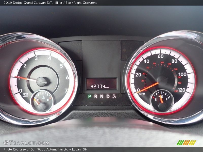 Billet / Black/Light Graystone 2019 Dodge Grand Caravan SXT