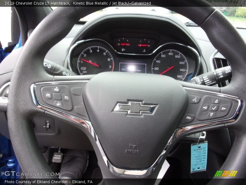Kinetic Blue Metallic / Jet Black/­Galvanized 2019 Chevrolet Cruze LT Hatchback