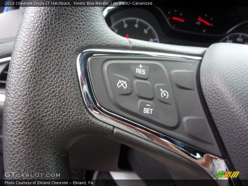Kinetic Blue Metallic / Jet Black/­Galvanized 2019 Chevrolet Cruze LT Hatchback