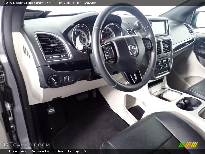 Billet / Black/Light Graystone 2019 Dodge Grand Caravan SXT