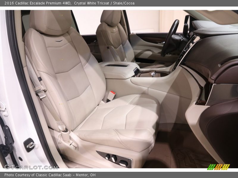 Crystal White Tricoat / Shale/Cocoa 2016 Cadillac Escalade Premium 4WD