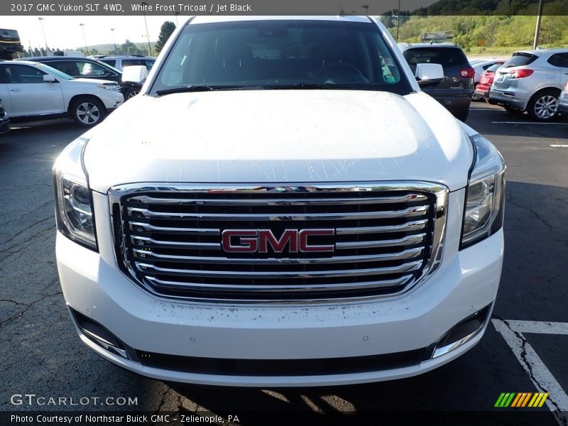White Frost Tricoat / Jet Black 2017 GMC Yukon SLT 4WD