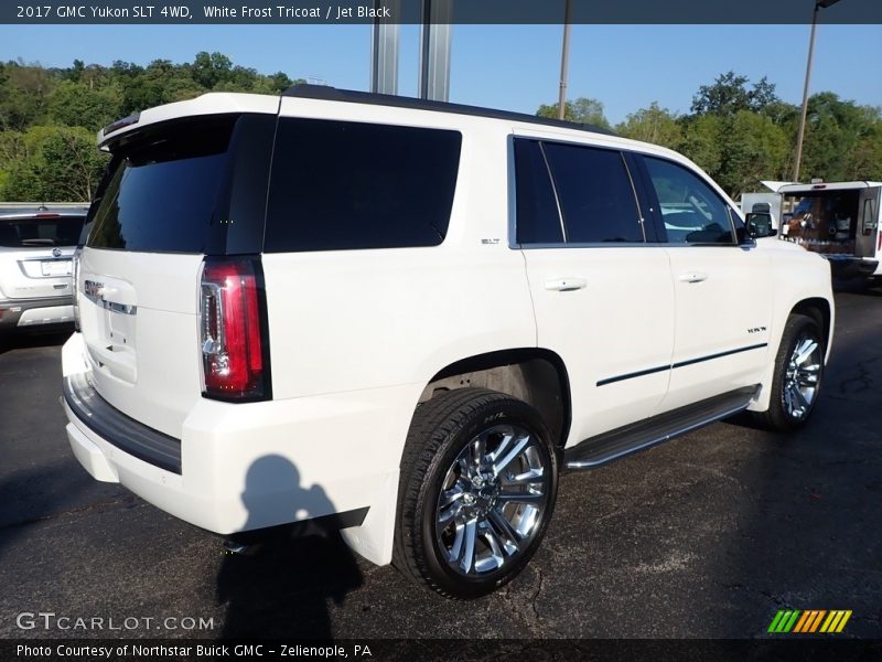 White Frost Tricoat / Jet Black 2017 GMC Yukon SLT 4WD