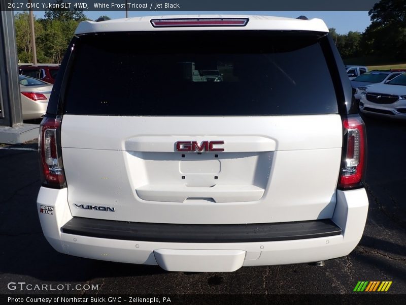 White Frost Tricoat / Jet Black 2017 GMC Yukon SLT 4WD