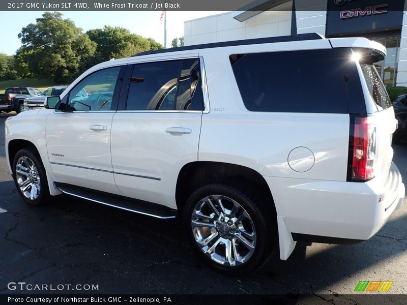 White Frost Tricoat / Jet Black 2017 GMC Yukon SLT 4WD