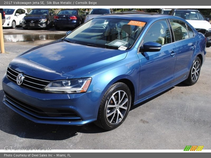 Silk Blue Metallic / Cornsilk Beige 2017 Volkswagen Jetta SE