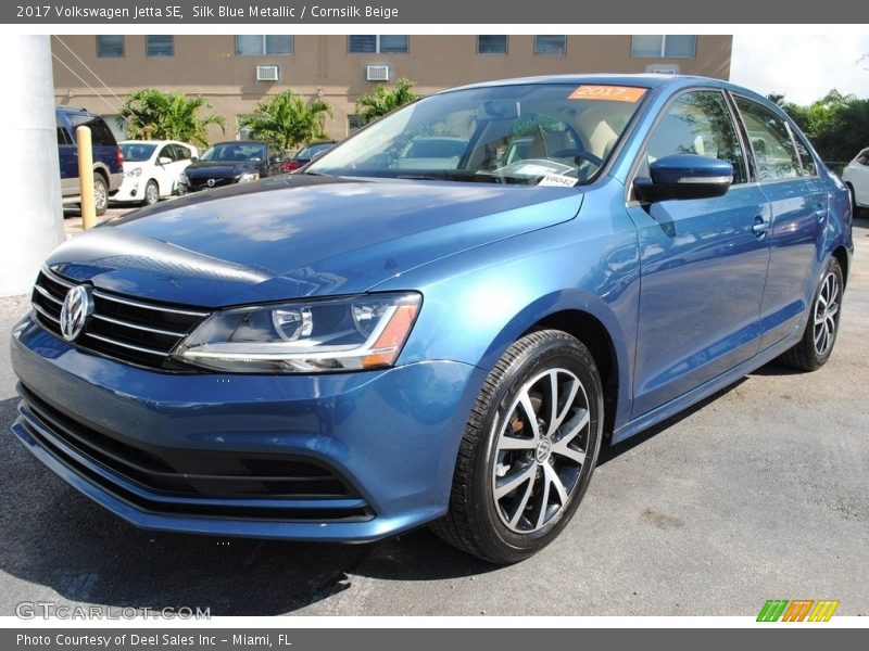 Silk Blue Metallic / Cornsilk Beige 2017 Volkswagen Jetta SE